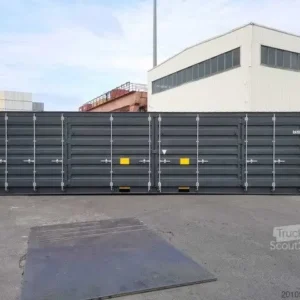 Contentor novo de 40 pés High Cube com porta lateral