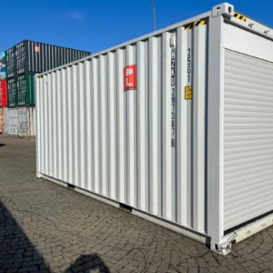 Contentor HC de 20 pés com portas de enrolar
