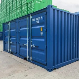 Contentor novo de 20 pés com abertura lateral (Side-Open) AZUL