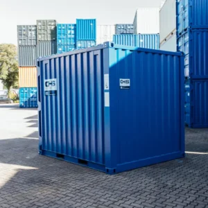 CONTENTOR AZUL DE 10 PÉS NOVO