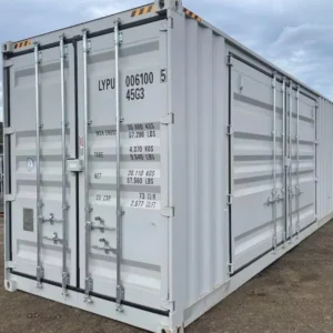 CONTENTOR MARÍTIMO HIGH CUBE DE 40 PÉS COM 2 PORTAS LATERAIS